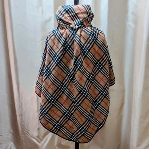Plaid Cape